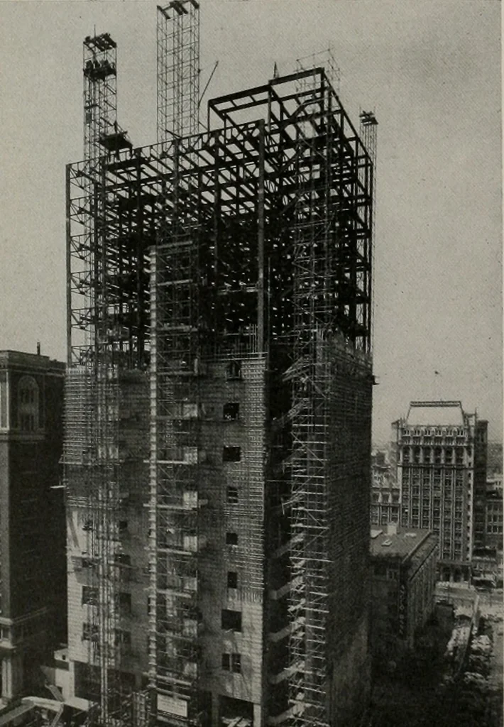 An illustration from Architect and engineer, 1905, leaf 393