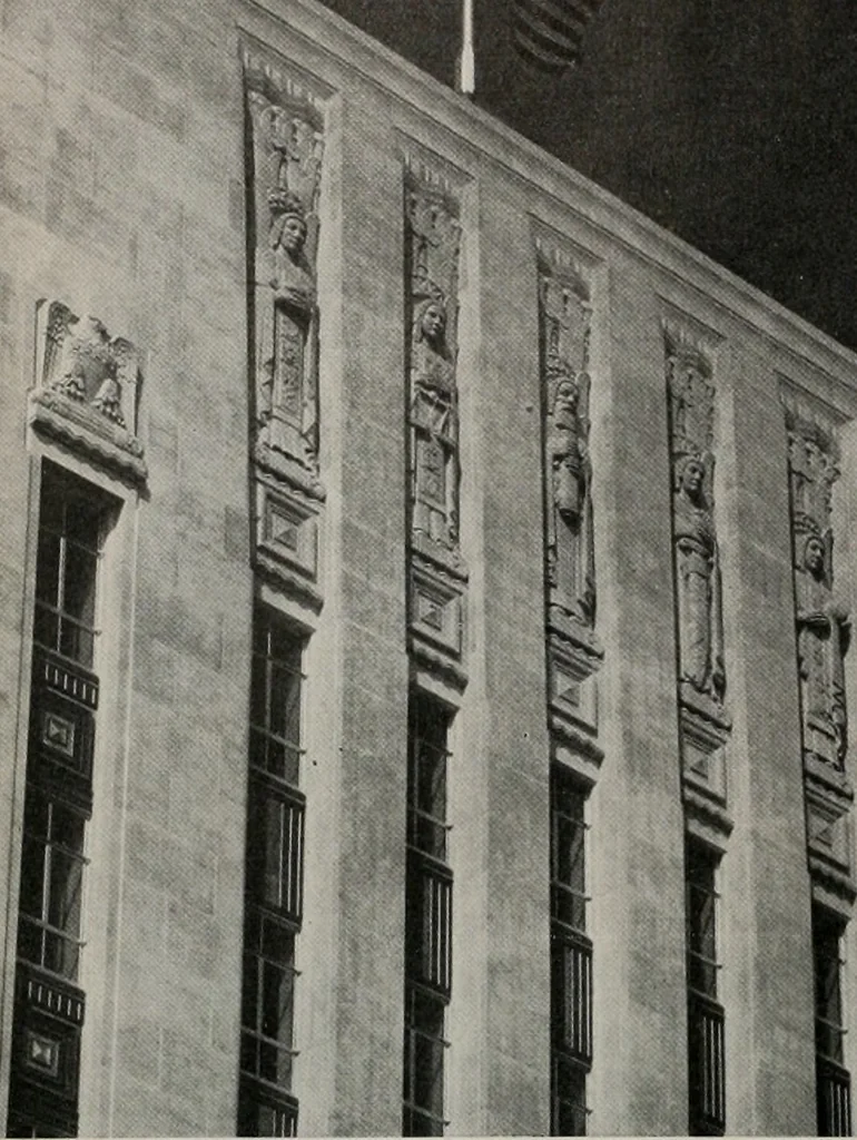 An illustration from Architect and engineer, 1905, leaf 65