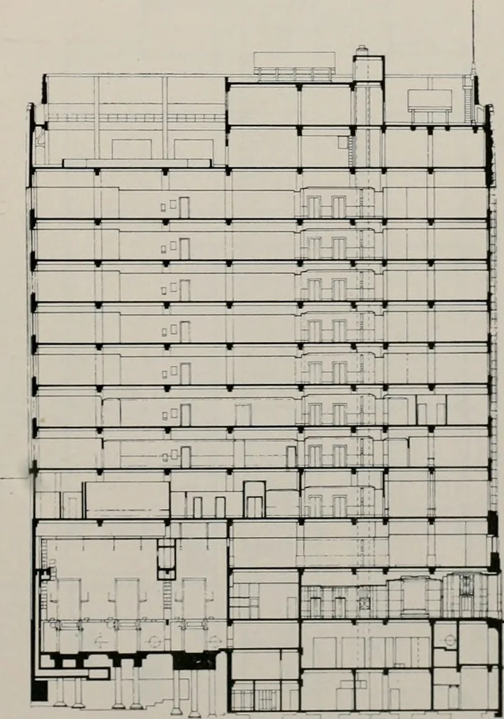 An illustration from Architect and engineer, 1905, leaf 70