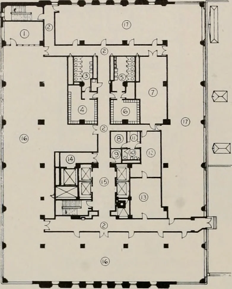 An illustration from Architect and engineer, 1905, leaf 73