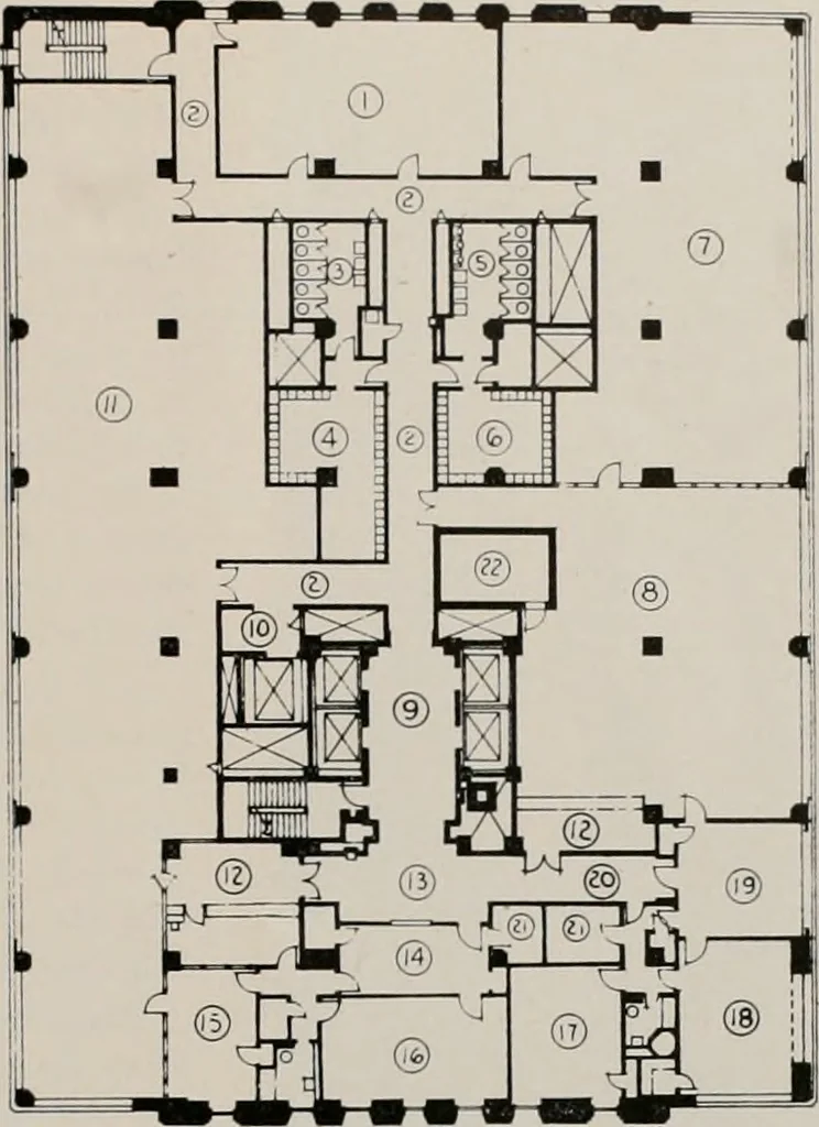 An illustration from Architect and engineer, 1905, leaf 74