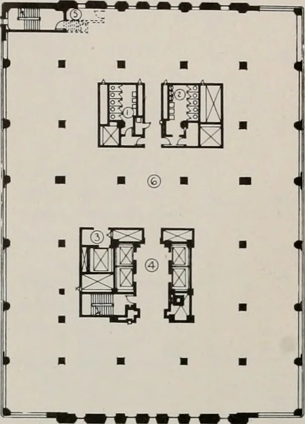 An illustration from Architect and engineer, 1905, leaf 75