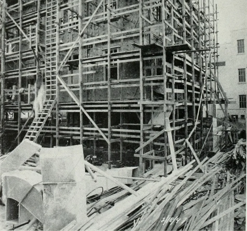 An illustration from Architect and engineer, 1905, leaf 127