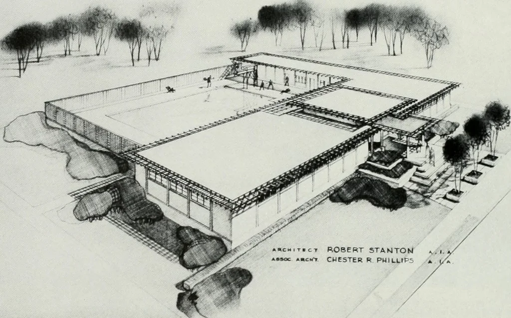 An illustration from Architect and engineer, 1905, leaf 169