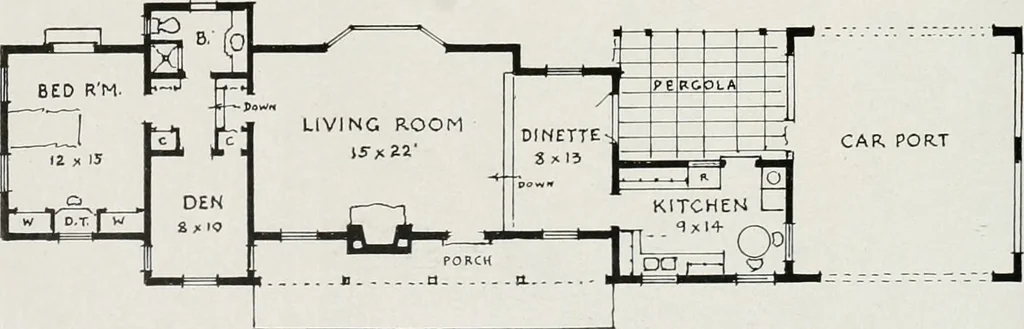 An illustration from Architect and engineer, 1905, leaf 217