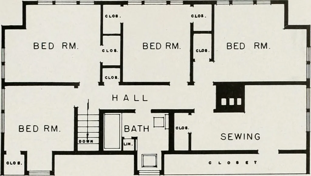 An illustration from Architect and engineer, 1905, leaf 222