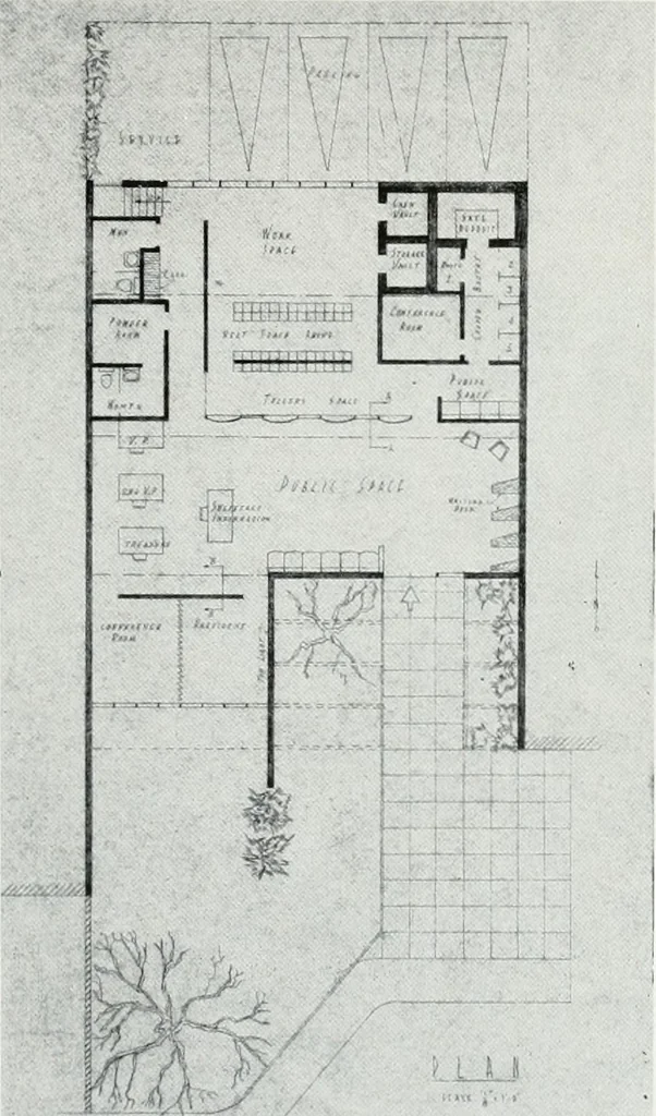 An illustration from Architect and engineer, 1905, leaf 266