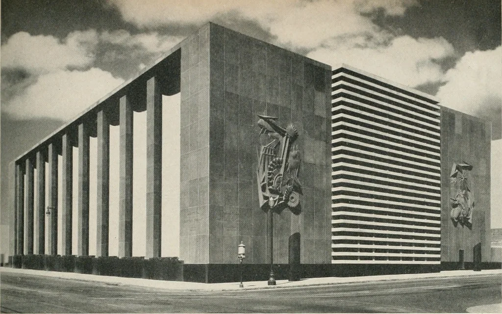An illustration from Architect and engineer, 1905, leaf 310