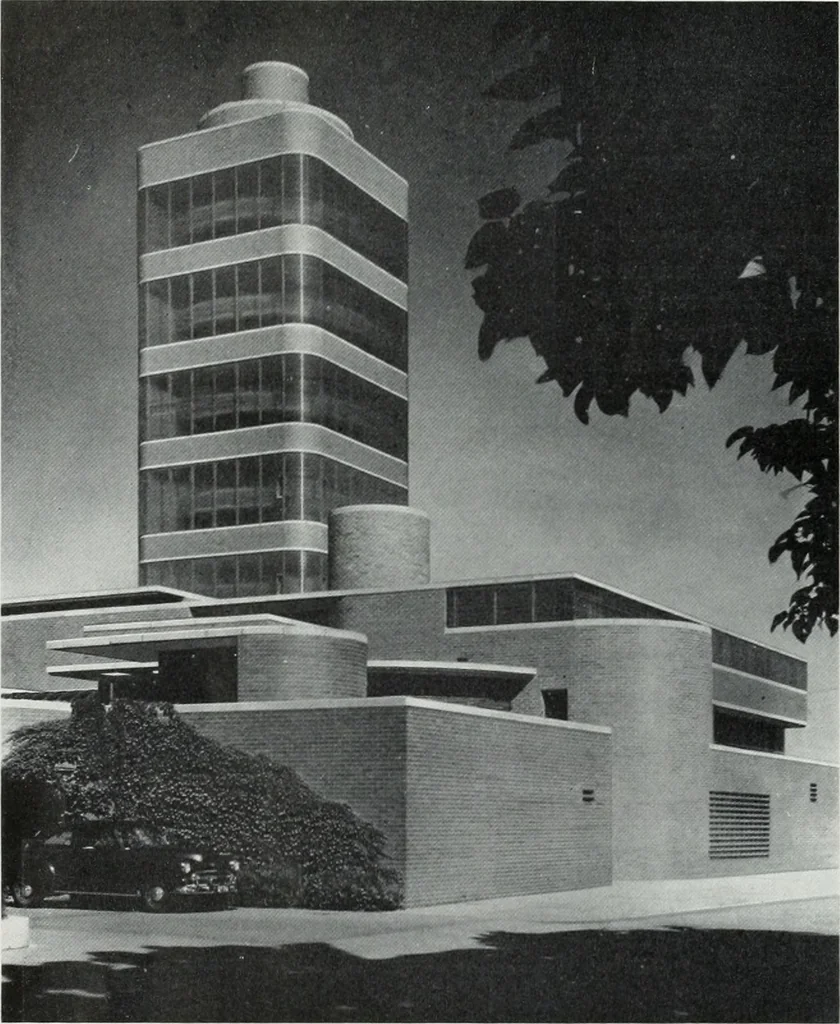 An illustration from Architect and engineer, 1905, leaf 553