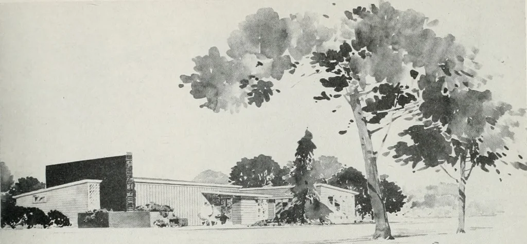 An illustration from Architect and engineer, 1905, leaf 76
