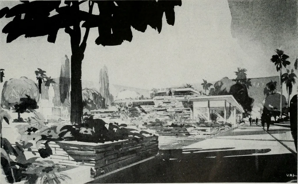 An illustration from Architect and engineer, 1905, leaf 110