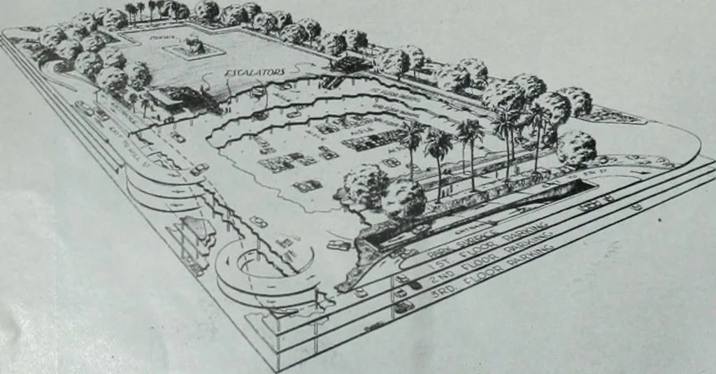 An illustration from Architect and engineer, 1905, leaf 111