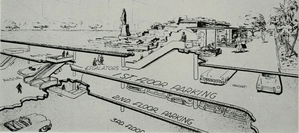An illustration from Architect and engineer, 1905, leaf 112
