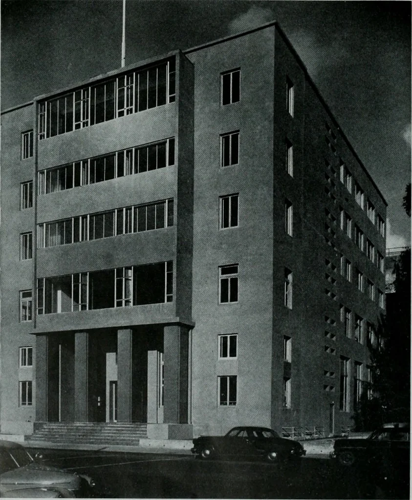 An illustration from Architect and engineer, 1905, leaf 357