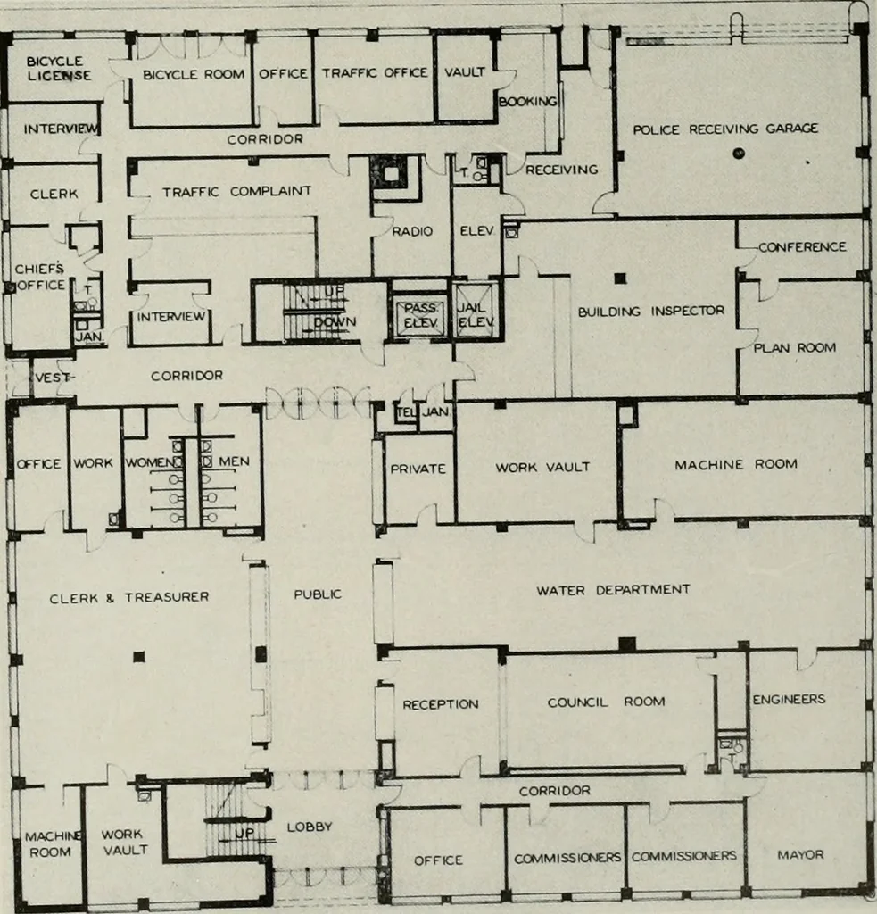 An illustration from Architect and engineer, 1905, leaf 549