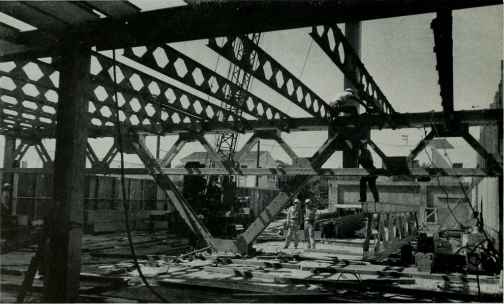 An illustration from Architect and engineer, 1905, leaf 556