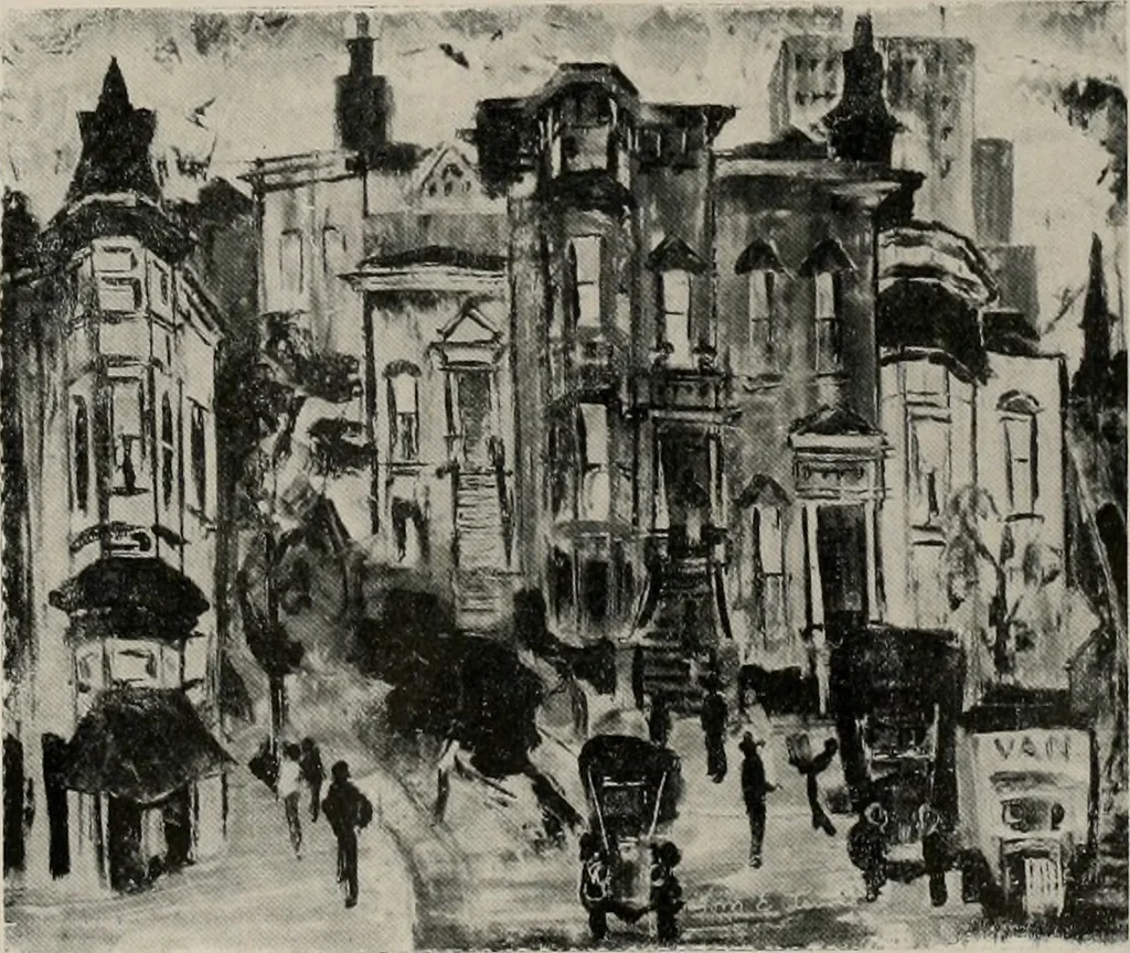 An illustration from Architect and engineer, 1905, leaf 150