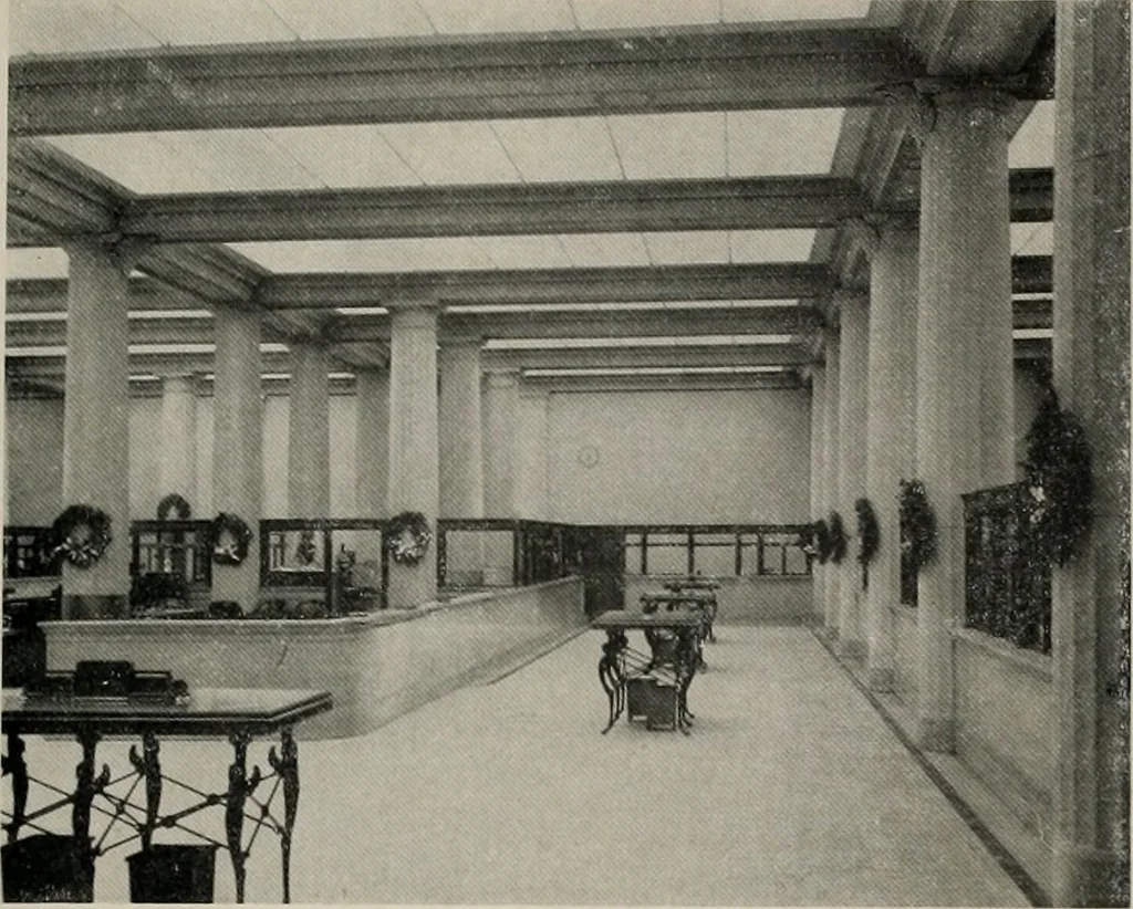 An illustration from Architect and engineer, 1905, leaf 166