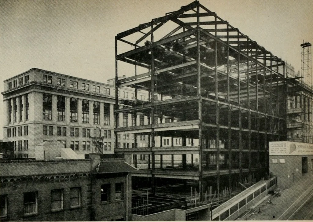An illustration from Architect and engineer, 1905, leaf 246