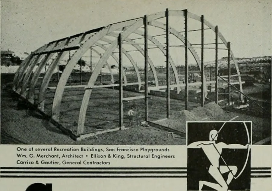 An illustration from Architect and engineer, 1905, leaf 323