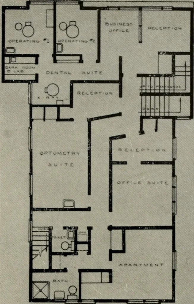 An illustration from Architect and engineer, 1905, leaf 350