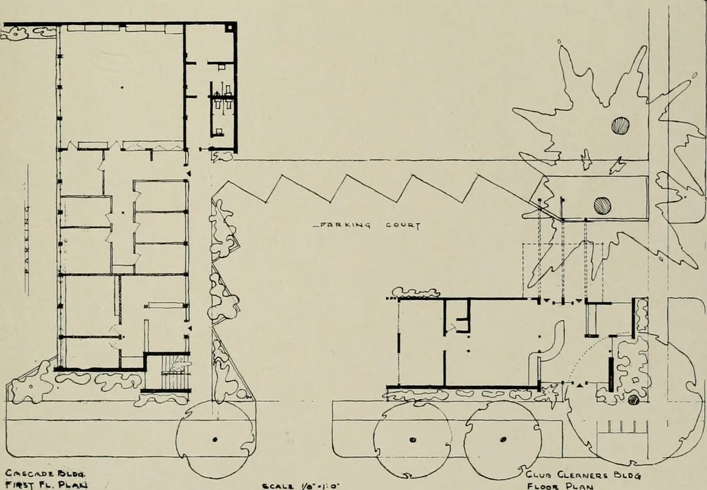 An illustration from Architect and engineer, 1905, leaf 352