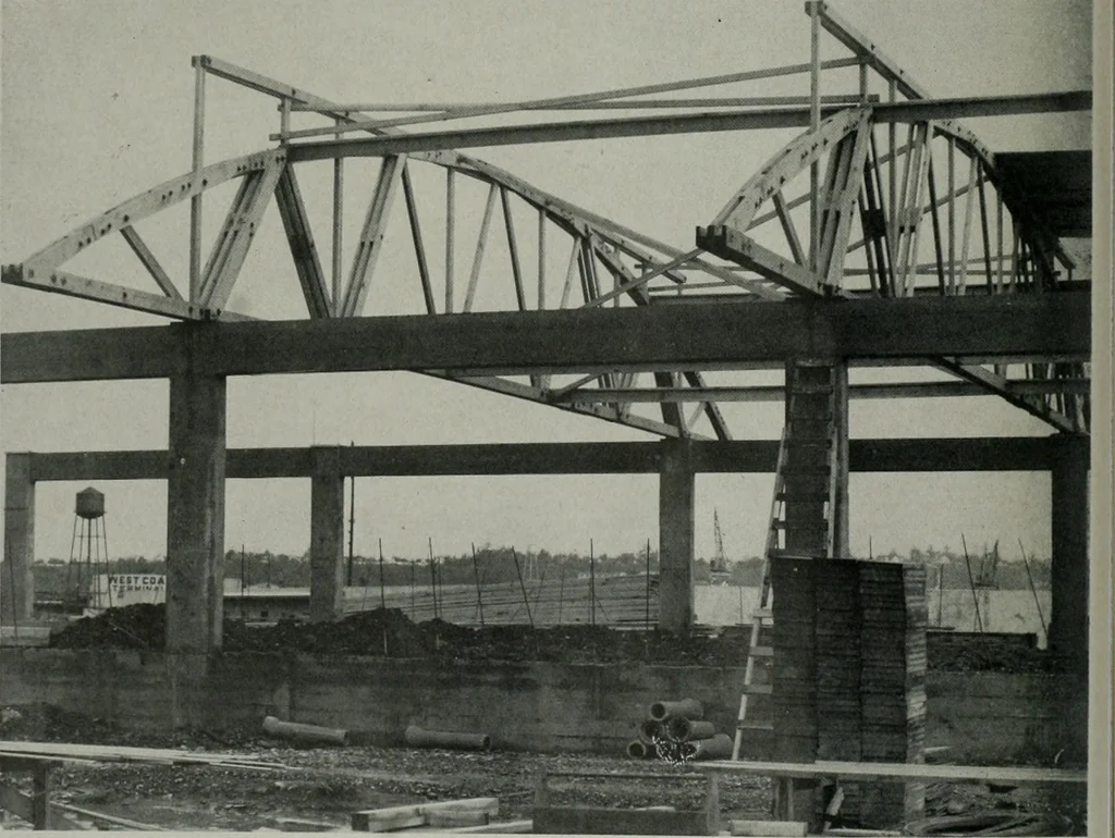 An illustration from Architect and engineer, 1905, leaf 401