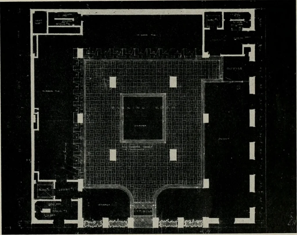 An illustration from Architect and engineer, 1905, leaf 446