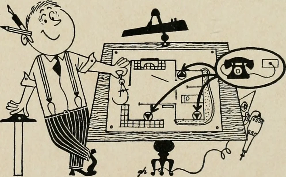 An illustration from Architect and engineer, 1905, leaf 96