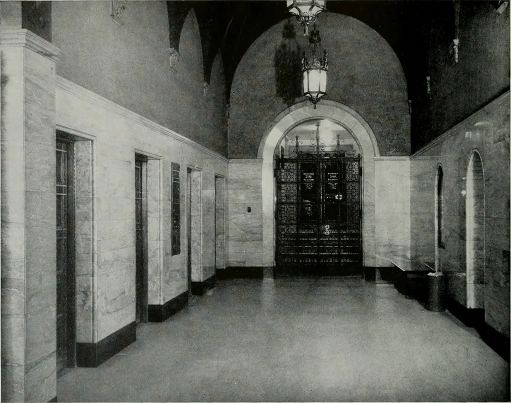 An illustration from Architect and engineer, 1905, leaf 217