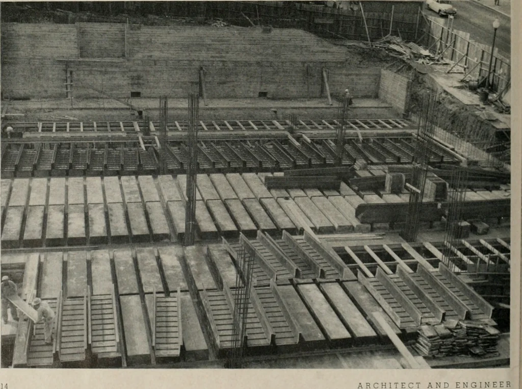 An illustration from Architect and engineer, 1905, leaf 231