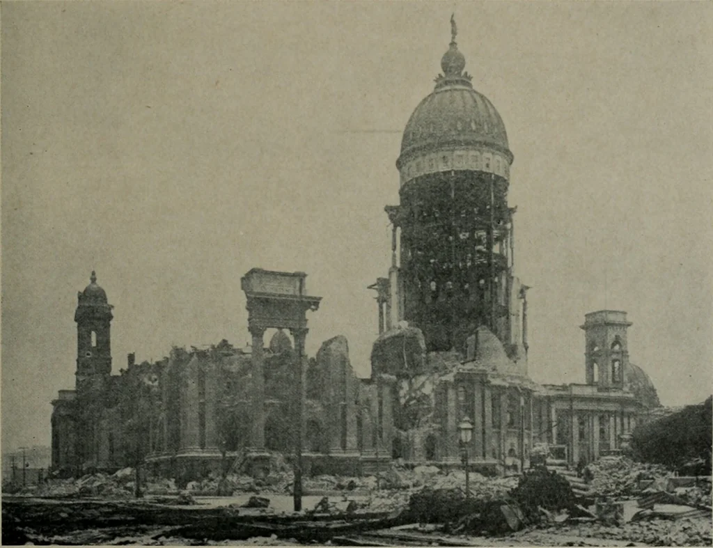 An illustration from Architect and engineer, 1905, leaf 518