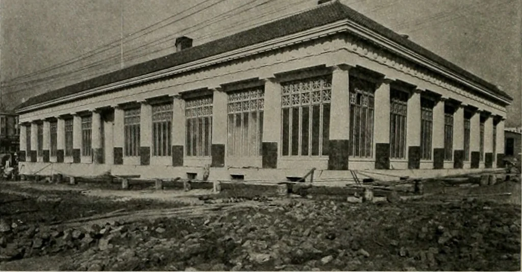 An illustration from The Architect & engineer of California and the Pacific Coast, 1905, leaf 11