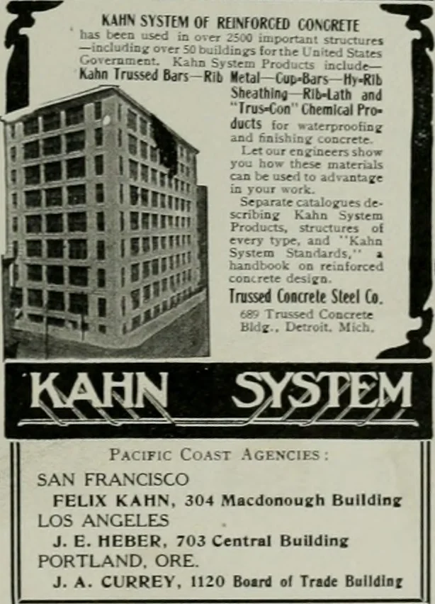 An illustration from The Architect & engineer of California and the Pacific Coast, 1905, leaf 126
