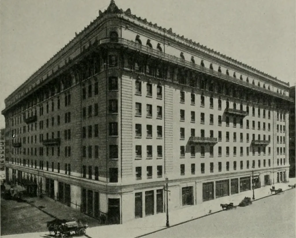 An illustration from The Architect & engineer of California and the Pacific Coast, 1905, leaf 166