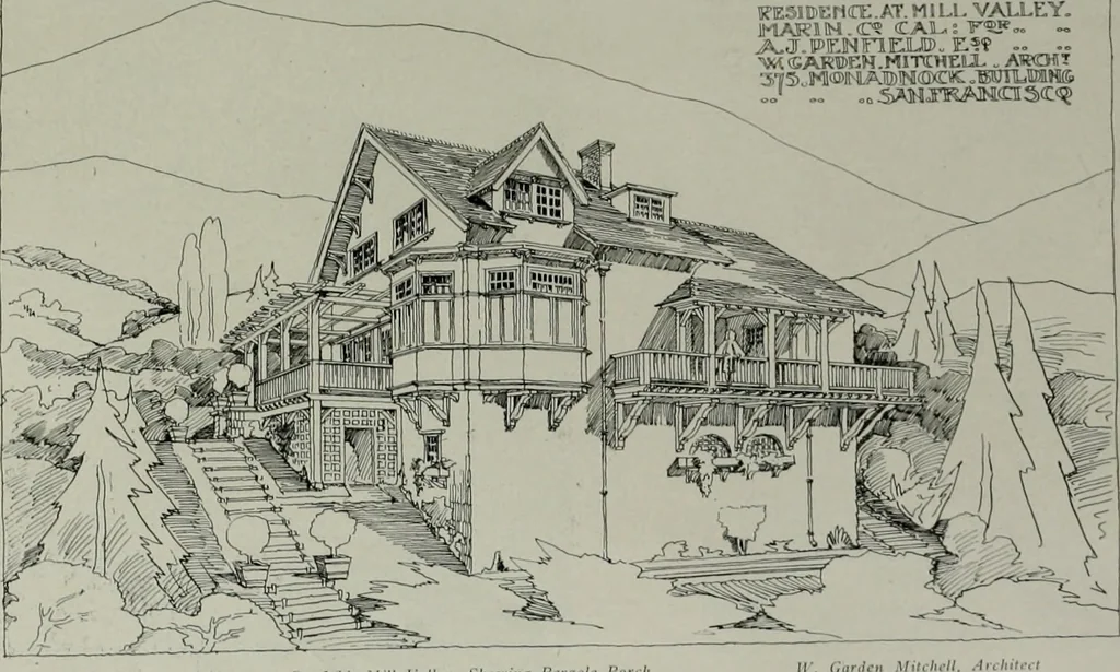 An illustration from The Architect & engineer of California and the Pacific Coast, 1905, leaf 212