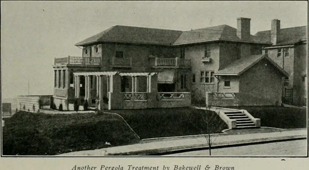 An illustration from The Architect & engineer of California and the Pacific Coast, 1905, leaf 214