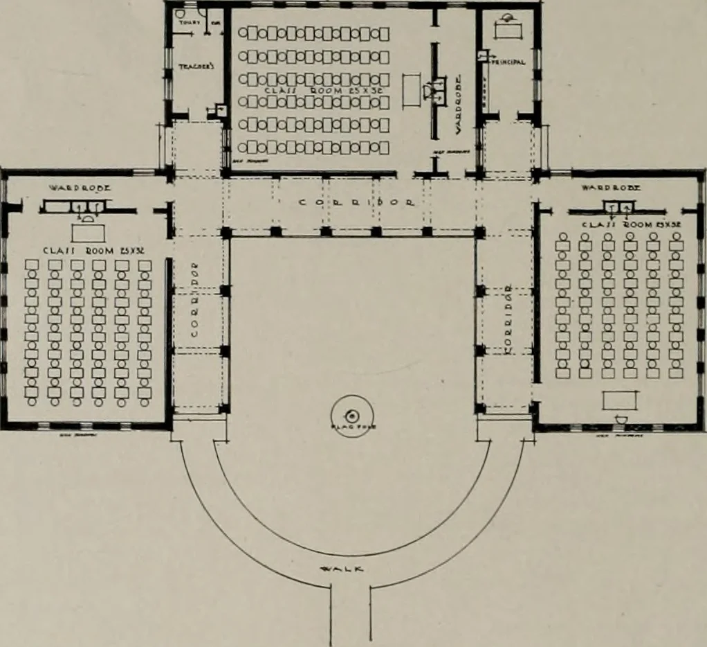 An illustration from The Architect & engineer of California and the Pacific Coast, 1905, leaf 229