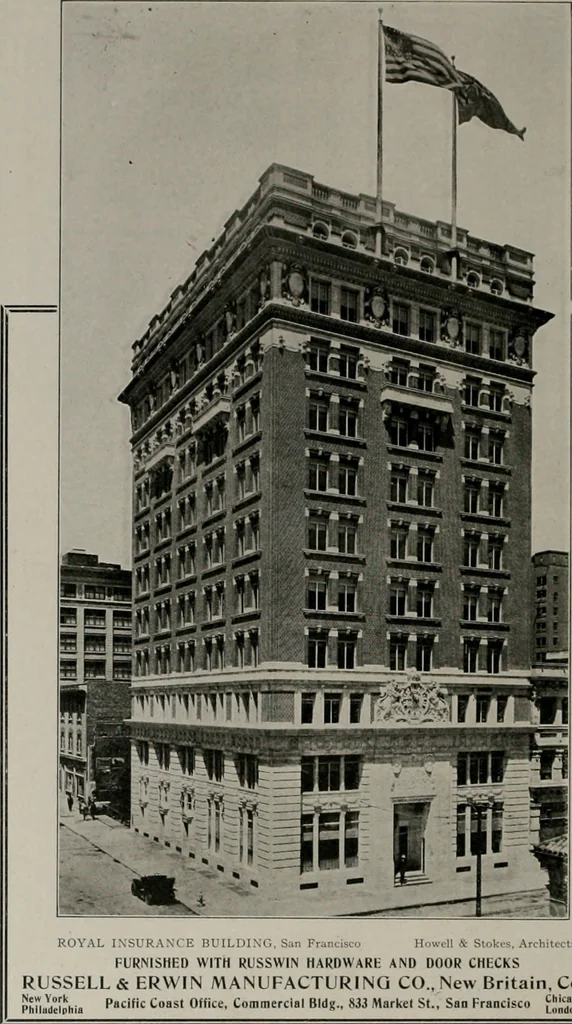 An illustration from The Architect & engineer of California and the Pacific Coast, 1905, leaf 351
