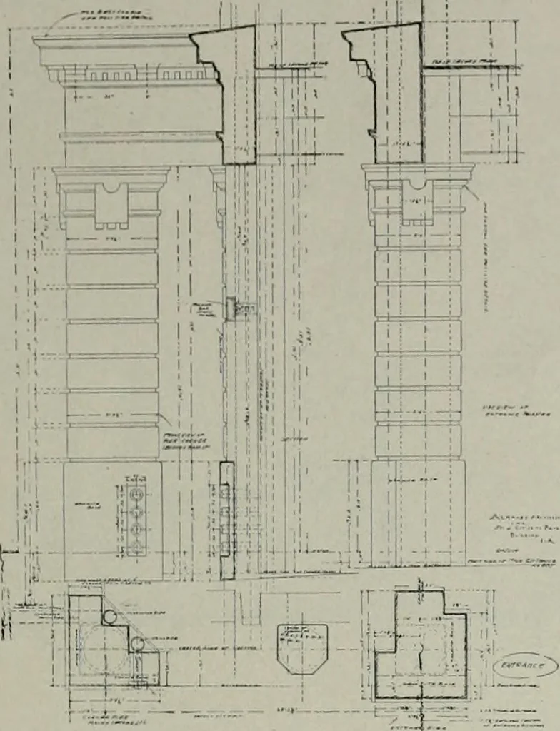 An illustration from The Architect & engineer of California and the Pacific Coast, 1905, leaf 374