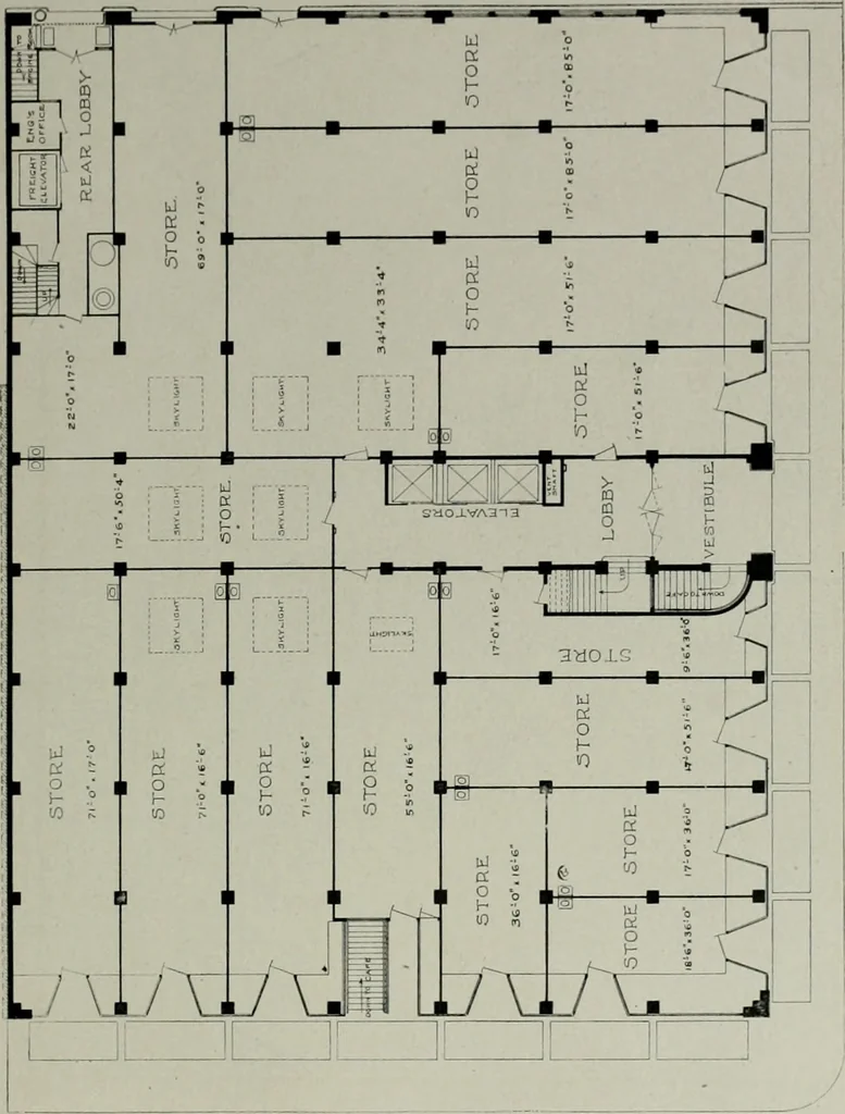An illustration from The Architect & engineer of California and the Pacific Coast, 1905, leaf 376
