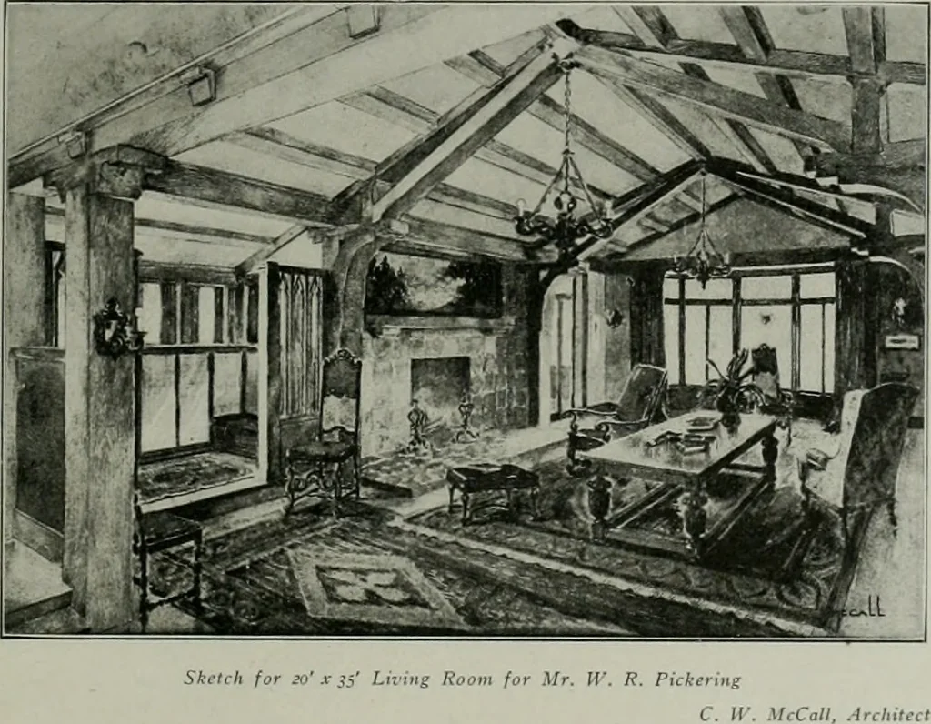 An illustration from The Architect & engineer of California and the Pacific Coast, 1905, leaf 392