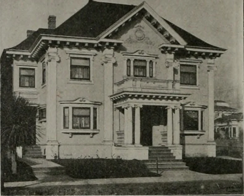 An illustration from The Architect & engineer of California and the Pacific Coast, 1905, leaf 393