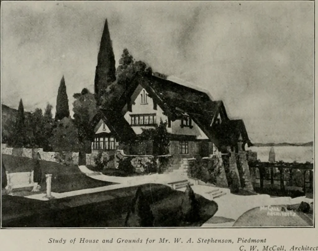 An illustration from The Architect & engineer of California and the Pacific Coast, 1905, leaf 393