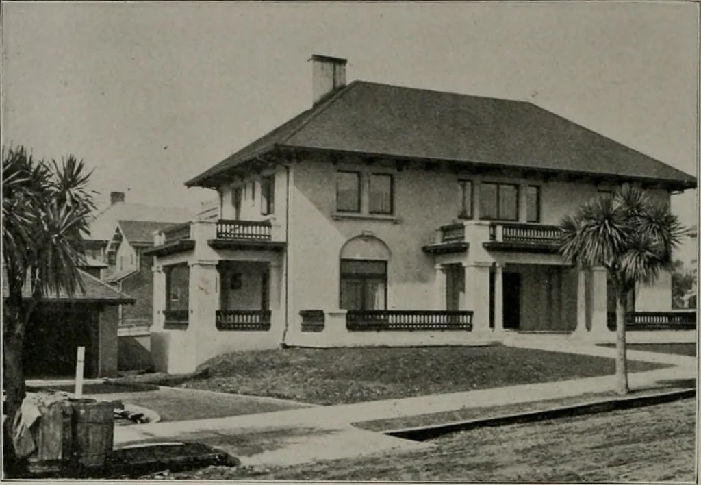 An illustration from The Architect & engineer of California and the Pacific Coast, 1905, leaf 397