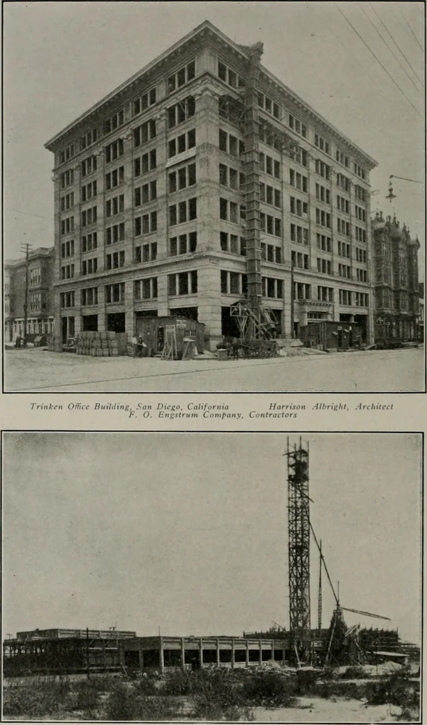 An illustration from The Architect & engineer of California and the Pacific Coast, 1905, leaf 405