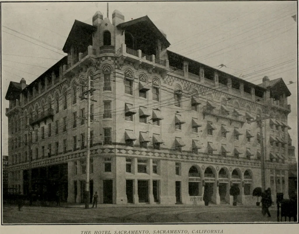 An illustration from The Architect & engineer of California and the Pacific Coast, 1905, leaf 41