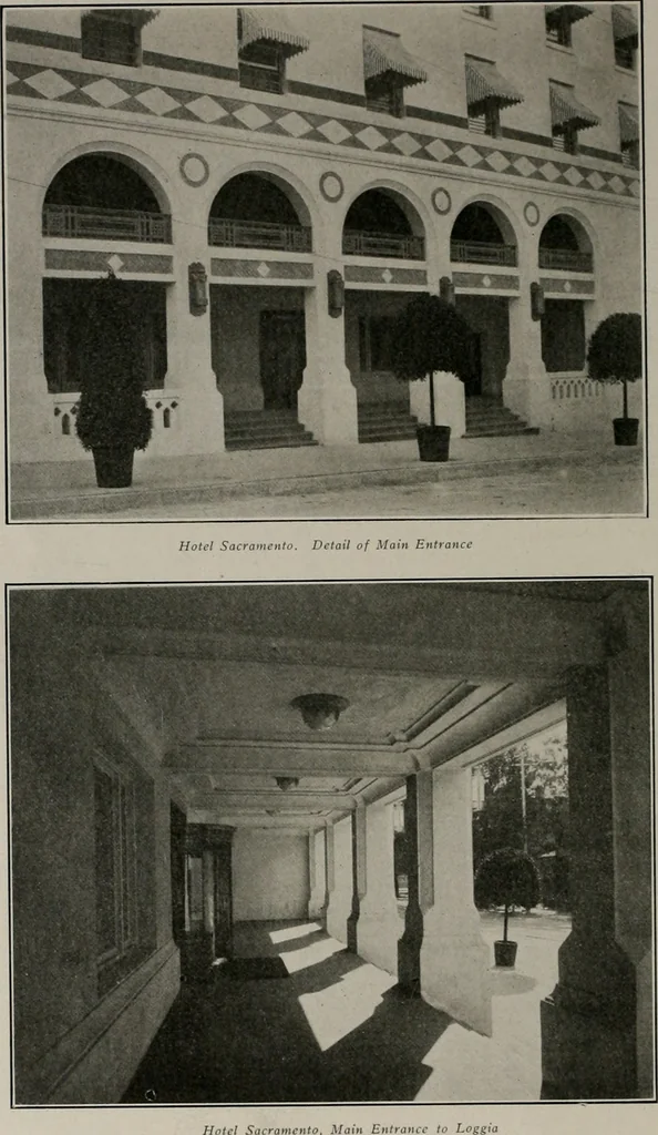 An illustration from The Architect & engineer of California and the Pacific Coast, 1905, leaf 43