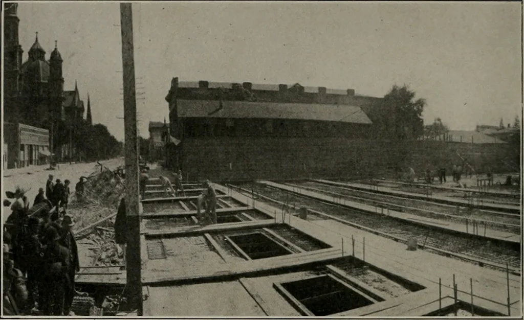 An illustration from The Architect & engineer of California and the Pacific Coast, 1905, leaf 45