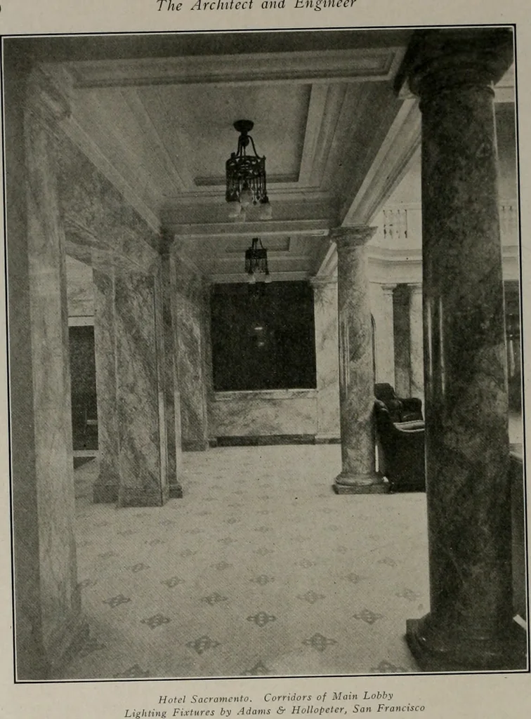 An illustration from The Architect & engineer of California and the Pacific Coast, 1905, leaf 47
